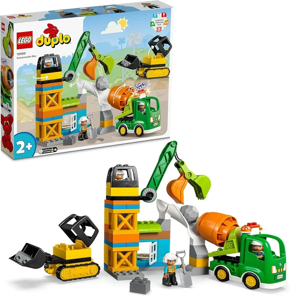 Lego Duplo Kasabası İnşaat Sahası 10990, 2 Yaş Ve Üzeri Için Oyuncak Yapım Seti (61 Parça) ürün görseli 1