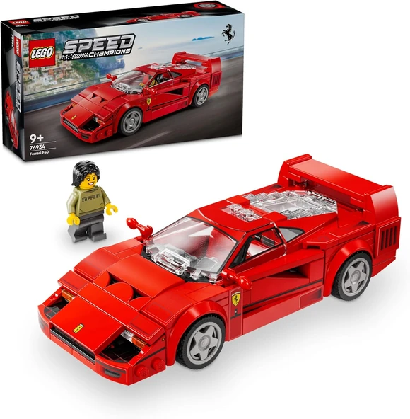 Lego Speed Champions Ferrari F40 Süper Araba 76934 – 9 Yaş Ve Üzeri Çocuklar İçin İnşa Edilebilen Oy ürün görseli 1
