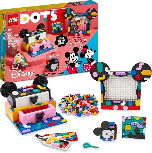 Lego® Dots ǀ Disney Mickey Fare Ve Minnie Fare Okula Dönüş Projesi Kutusu 41964-6 Yaş Ve Üzeri Yarat ürün görseli 1