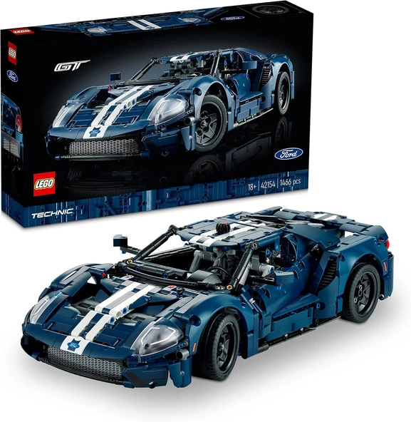 Lego Technic 2022 Ford Gt 42154 - Yetişkinler İçin Sergilenebilecek Bir Supercar Modeli İçeren Yarat ürün görseli 1