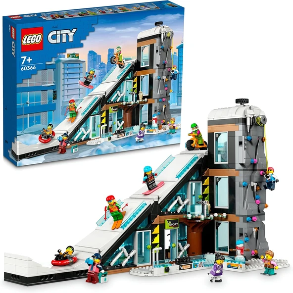 Lego® City Kayak Ve Dağcılık Merkezi 60366 Oyuncak Yapım Seti (1054 Parça) ürün görseli 1