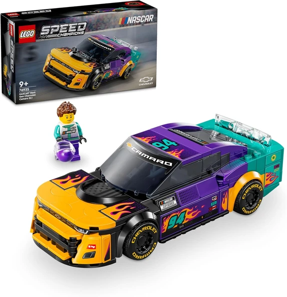 Lego Speed Champions Nascar Next Gen Chevrolet Camaro Zl1 76935 – 9 Yaş Ve Üzeri Çocuklar Için Oyunc ürün görseli 1