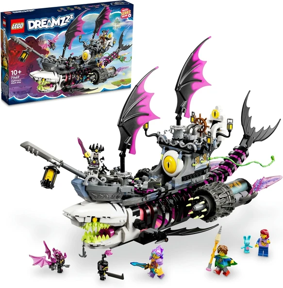 Lego® Dreamzzz™ Kabus Köpek Balığı Gemisi 71469-10 Yaş Ve Üzeri Macera Sever Çocukların 2 Farklı Şek ürün görseli 1