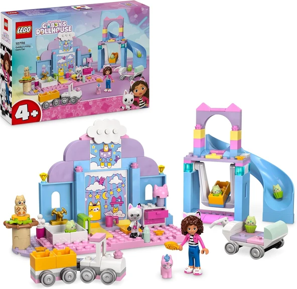 Lego 4+ Gabby’S Dollhouse Gabby’Nin Kedicik Bakım Odası 10796-4 Yaş Ve Üzeri Çocuklar Için Yaratıcı ürün görseli 1