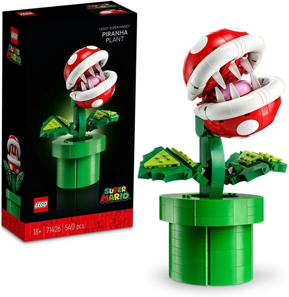 Lego® Super Mario™ Piranha Plant 71426- Yetişkinler İçin Koleksiyonluk Yapım Seti (540 Parça) ürün görseli 1