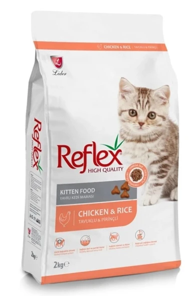 Reflex Tavuklu ve Pirinçli Yavru Kedi Maması 2 KG Açık Mama ürün görseli 1