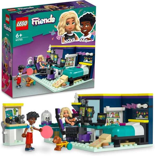 Lego® Friends Nova'Nın Odası 41755-6 Yaş Ve Üzeri Çocuklar Için 2 Mini Bebek (Nova Ve Zac) İçeren Ya ürün görseli 1
