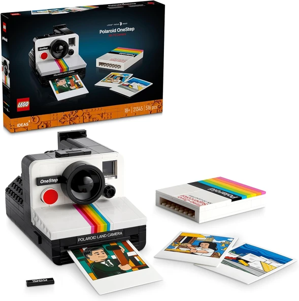 Lego Ideas Polaroid Onestep Sx-70 Kamera 21345 – Fotoğraf Meraklısı Yetişkinler Için Koleksiyonluk V ürün görseli 1