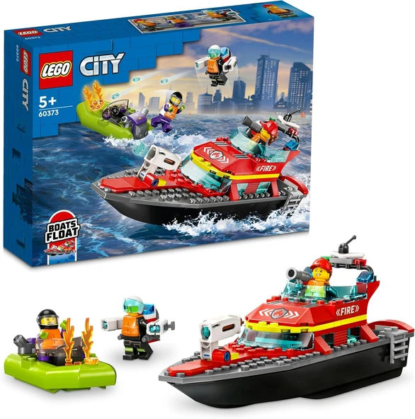 Lego® City İtfaiye Kurtarma Teknesi 60373-5 Yaş Ve Üzeri Uygulamalı Oyunları Seven Çocuklar Için Oyu ürün görseli 1