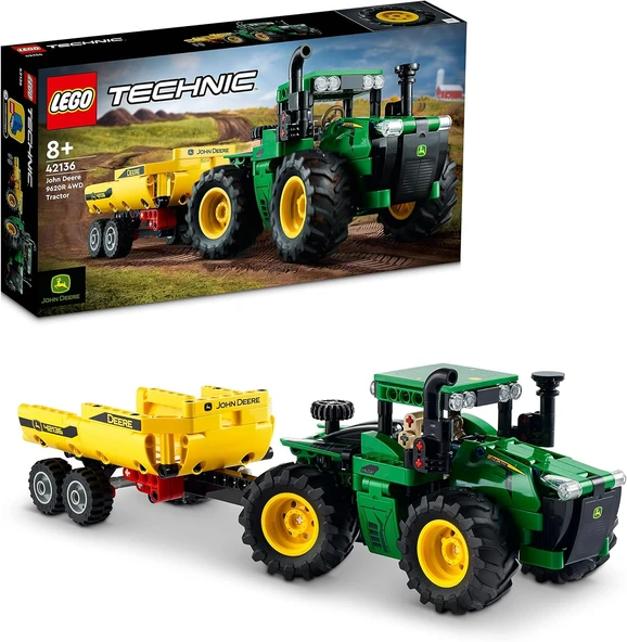 Lego® Technic John Deere 9620R 4Wd Traktör 42136-8 Yaş Ve Üzeri Çocuklar Için Oyuncak Traktör Yapım ürün görseli 1