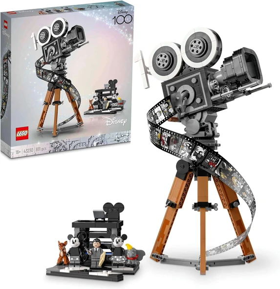 Lego® ǀ Disney Walt Disney Hatırası Kamera 43230 - Yetişkinler Için Disney’In 100. Yıl Dönümüne Özel ürün görseli 1
