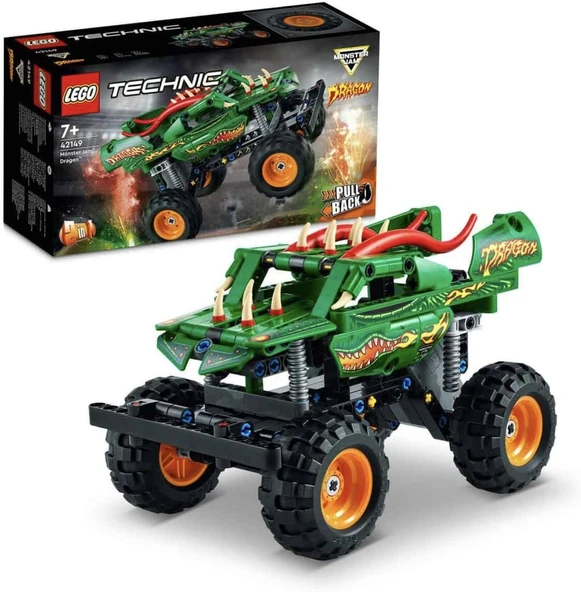 Lego® Technic Monster Jam™ Dragon™ 42149 - Oyuncak Kamyonları Seven 7 Yaş Ve Üzeri Çocuklar Için 2’S ürün görseli 1