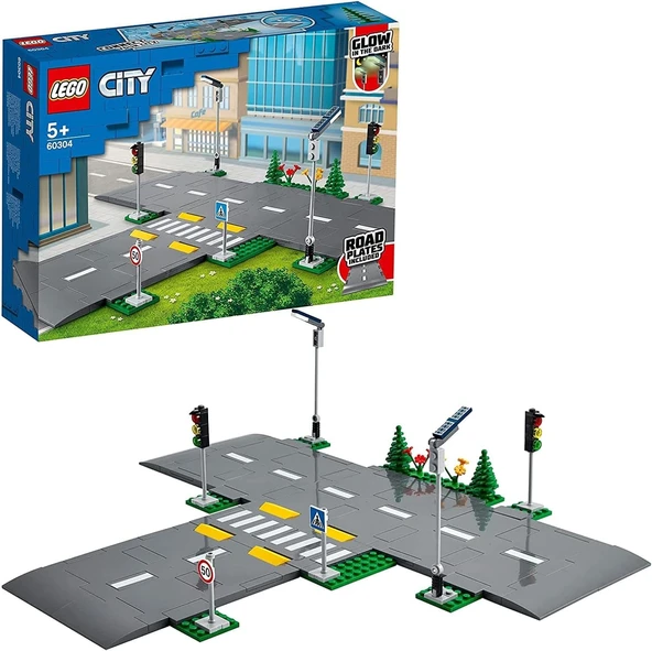 Lego City Yol Zeminleri 60304-5 Yaş Ve Üzeri Çocuklar İçin Lego City Setleriyle Uyumlu Yaratıcı Oyun ürün görseli 1