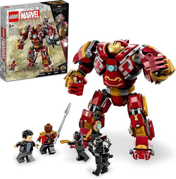 Lego® Marvel Hulkbuster: Wakanda Savaşı 76247-8 Yaş Ve Üzeri Çocuklar Için Robot Ve Minifigürler İçe ürün görseli 1
