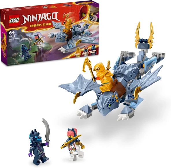 Lego Ninjago Genç Ejderha Riyu 71810-6 Yaş Ve Üzeri Çocuklar Için 3 Ninja Minifigürü İçeren Yaratıcı ürün görseli 1