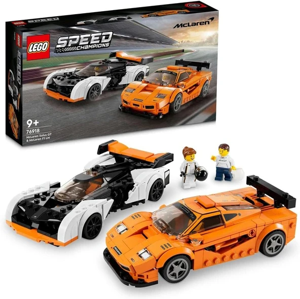 Lego Speed Champions Mclaren Solus Gt Ve Mclaren F1 Lm 76918-9 Yaş Ve Üzeri Çocuklar İçin Koleksiyon ürün görseli 1