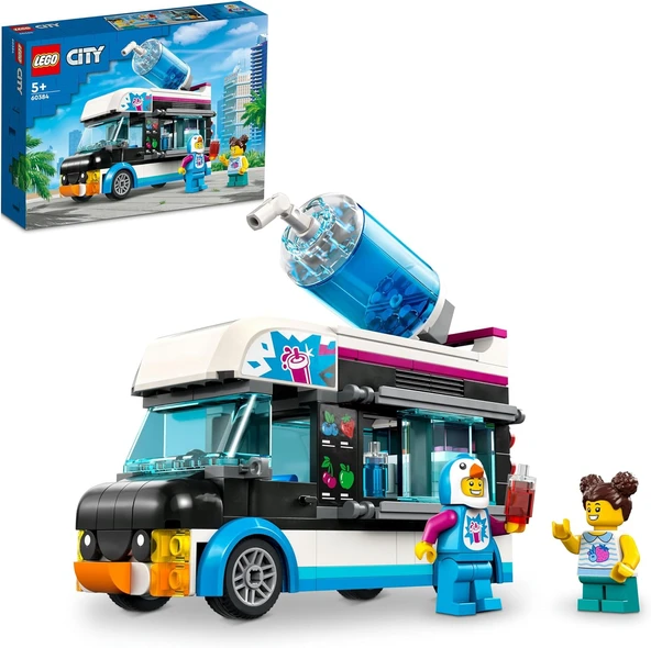 Lego® City Penguen Buzlaş Arabası 60384-5 Yaş Ve Üzeri Çocuklar Için Seyyar Satıcı Oyuncak Yapım Set ürün görseli 1