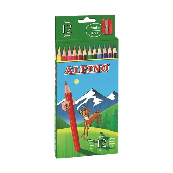 Alpino Kuru Boya Tam Boy 12 Lİ AL010654 ürün görseli 1