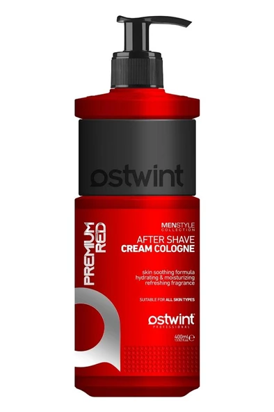 Ostwint Tıraş Sonrası Krem Kolonya Balsam Premium Red 400 Ml ürün görseli 1