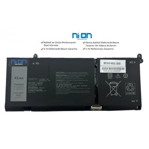 Nion Dell Vostro 3420 P152G P152G005 uyumlu Notebook Batarya - Pil ürün görseli 1