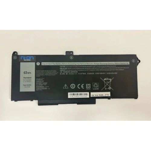 Nion Dell P104F001 uyumlu Notebook Batarya - Pil ürün görseli 1