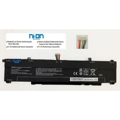 Nion Hp Victus 16-S0031NT 7Z596EA uyumlu Notebook Batarya - Pil ürün görseli 1