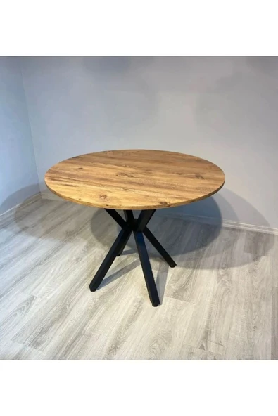 BAMBEDS MOBİLYA Yuvarlak Yemek Masası 70x70 cm A.Çam ürün görseli 1