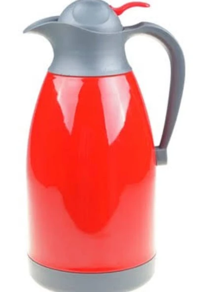 Taşev Aspira Çelik Termos Kırmızı 2 Litre ürün görseli 1