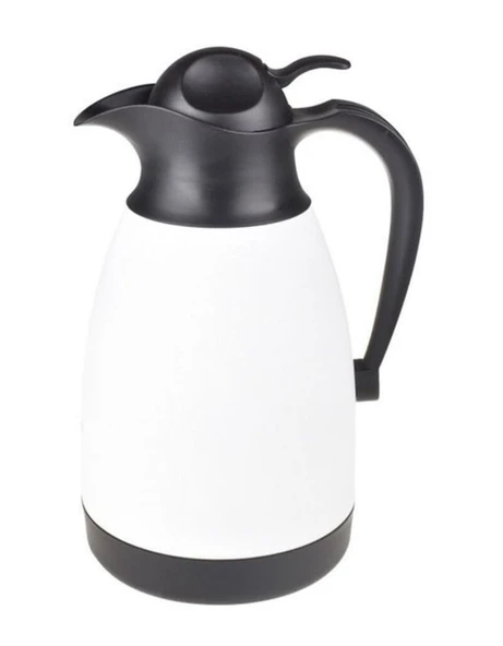 Taşev Aspira Çelik Termos 2 Litre Beyaz ürün görseli 1