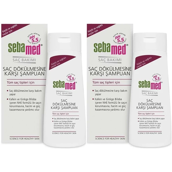 Sebamed Şampuan 400ML Saç Dökülmesine Karşı (Tüm Saç Tipleri için) (2 Li Set) ürün görseli 1
