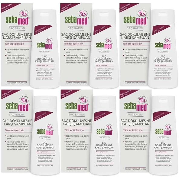 Sebamed Şampuan 400ML Saç Dökülmesine Karşı (Tüm Saç Tipleri için) (6 Lı Set) ürün görseli 1