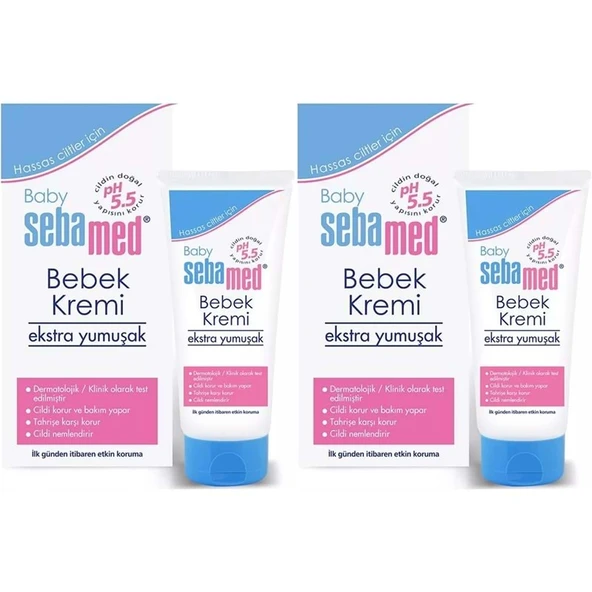 Sebamed Bebek Kremi 200ML (Ekstra Yumuşak) (2 Li Set) ürün görseli 1