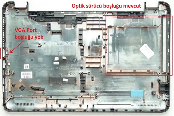 Hp TPN-C126 Notebook Alt Kasası - Resim 3