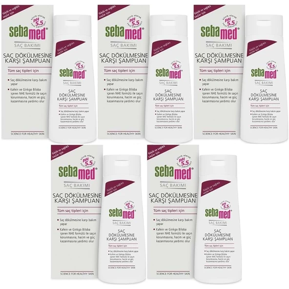 Sebamed Şampuan 400ML Saç Dökülmesine Karşı (Tüm Saç Tipleri için) (5 Li Set) ürün görseli 1