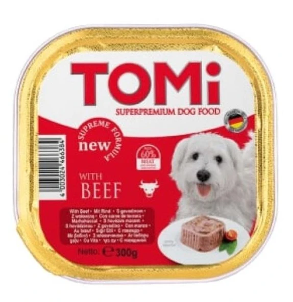 Tomi Pate Dana Etli Yetişkin Köpek Konservesi 300gr ürün görseli 1
