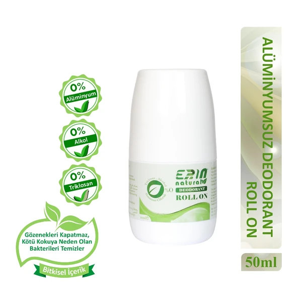 Erin Natural Alüminyumsuz & Alkolsüz Deodorant - Roll On 50 ml ürün görseli 1