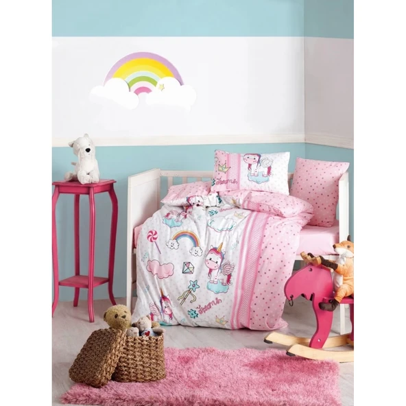 Cotton Box Ranforce Bebek Nevresim Takımı Unicorn ürün görseli 1