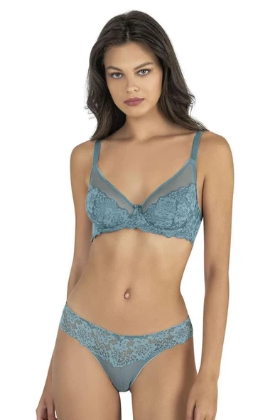 Fabony Bayan Dantelli Bralet Sütyen Külot Takımı 4170 ürün görseli 1