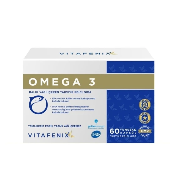 Vitafenix Omega 3 60 Kapsül ürün görseli 1