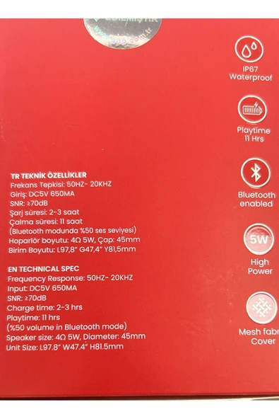 GENPA GNP SES TOPU BEYAZ - Resim 2