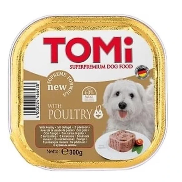 Tomi Pate Kümes Hayvanlı Köpek Konservesi 300 Gr ürün görseli 1
