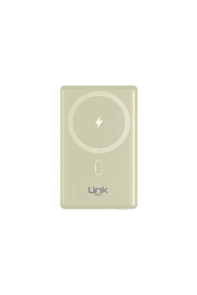 Linktech  Wp15 Premium 5000 Mah 15w Kablosuz Şarj Powerbank ürün görseli 1