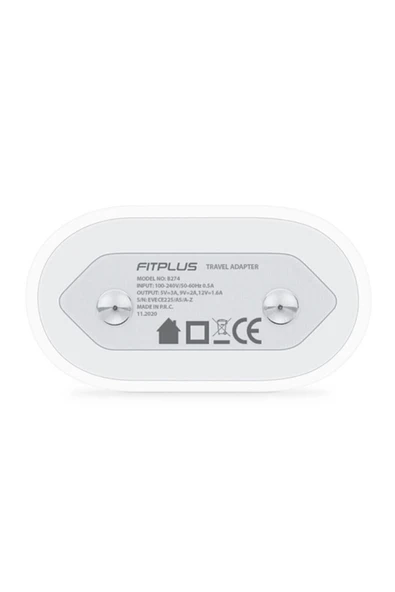 Fitplus Pd 20w Type-c Çıkışlı Şarj Adaptörü Ft-b274 - Resim 3