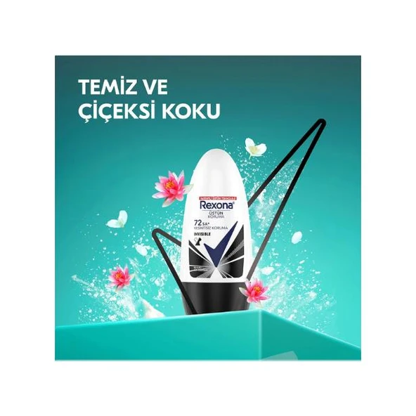 Rexona Roll On Invisible 50 ml - Resim 4