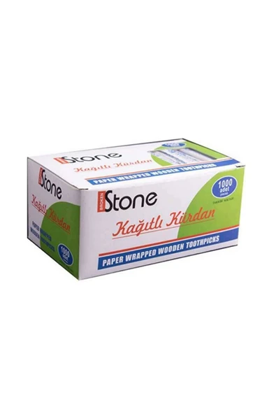 Broken Stone Kağıtlı Kürdan 1000'li Kutu ürün görseli 1