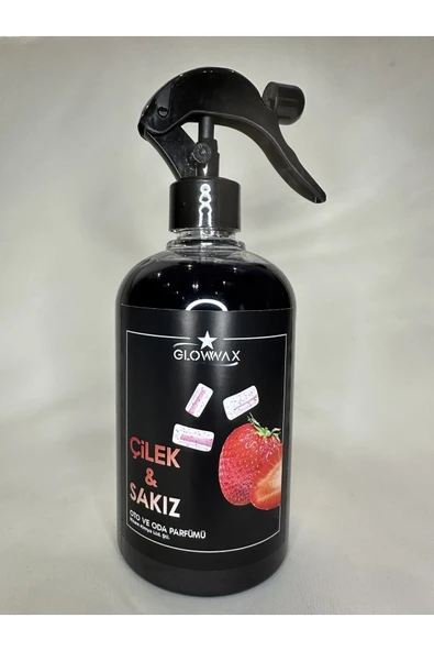 GLOWWAX Oto Ve Oda Parfümü 'çilek&sakız' Aromalı 500 ml Triger (PÜSKÜRTMELİ BAŞLIK) Hediyeli ürün görseli 1