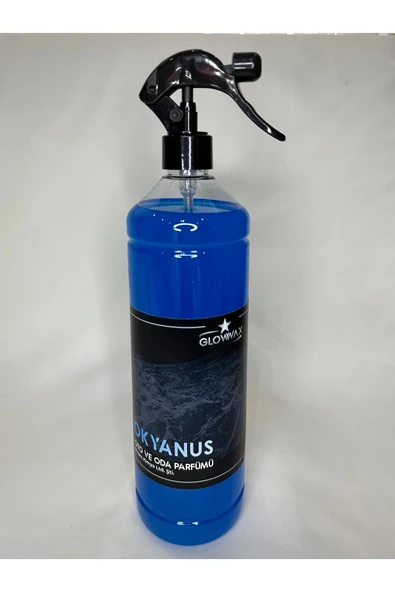 GLOWWAX Oto Ve Oda Parfümü 'okyanus' Kokusu 1 Litre Triger (püskürtmeli Başlık) Hediyeli ürün görseli 1