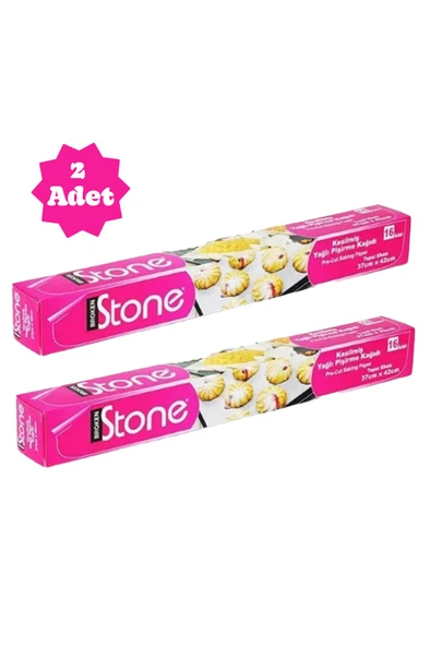 Broken Stone Kesilmiş 16 Adet Yağlı Kağıt/Pişirme Kağıdı 2 Kutu ürün görseli 1