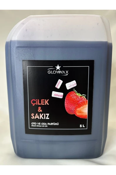 GLOWWAX Oto Ve Oda Parfümü Çilek&sakız Aromalı 5 L ürün görseli 1