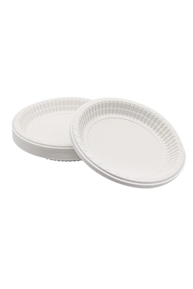 BAR-PACK Plastik Tabak Büyük 190 mm Eko 50 Adet ürün görseli 1